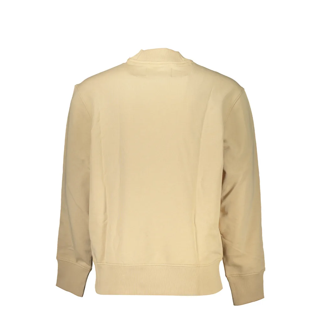 FELPA SENZA ZIP UOMO BEIGE