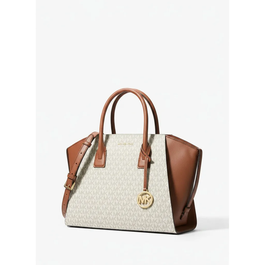 Signature Logo Tote Bag Vanilla Brown