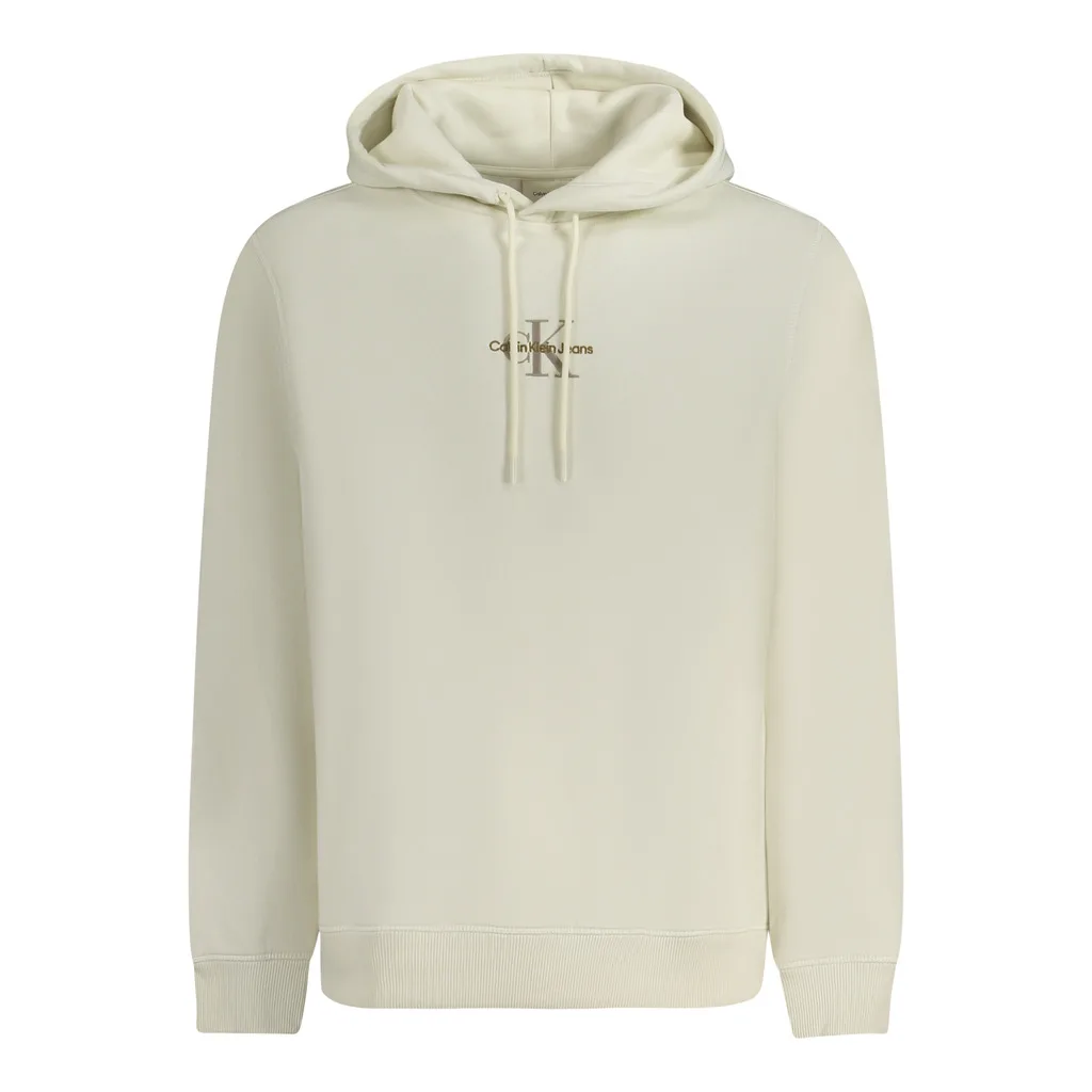 FELPA SENZA ZIP UOMO BIANCO