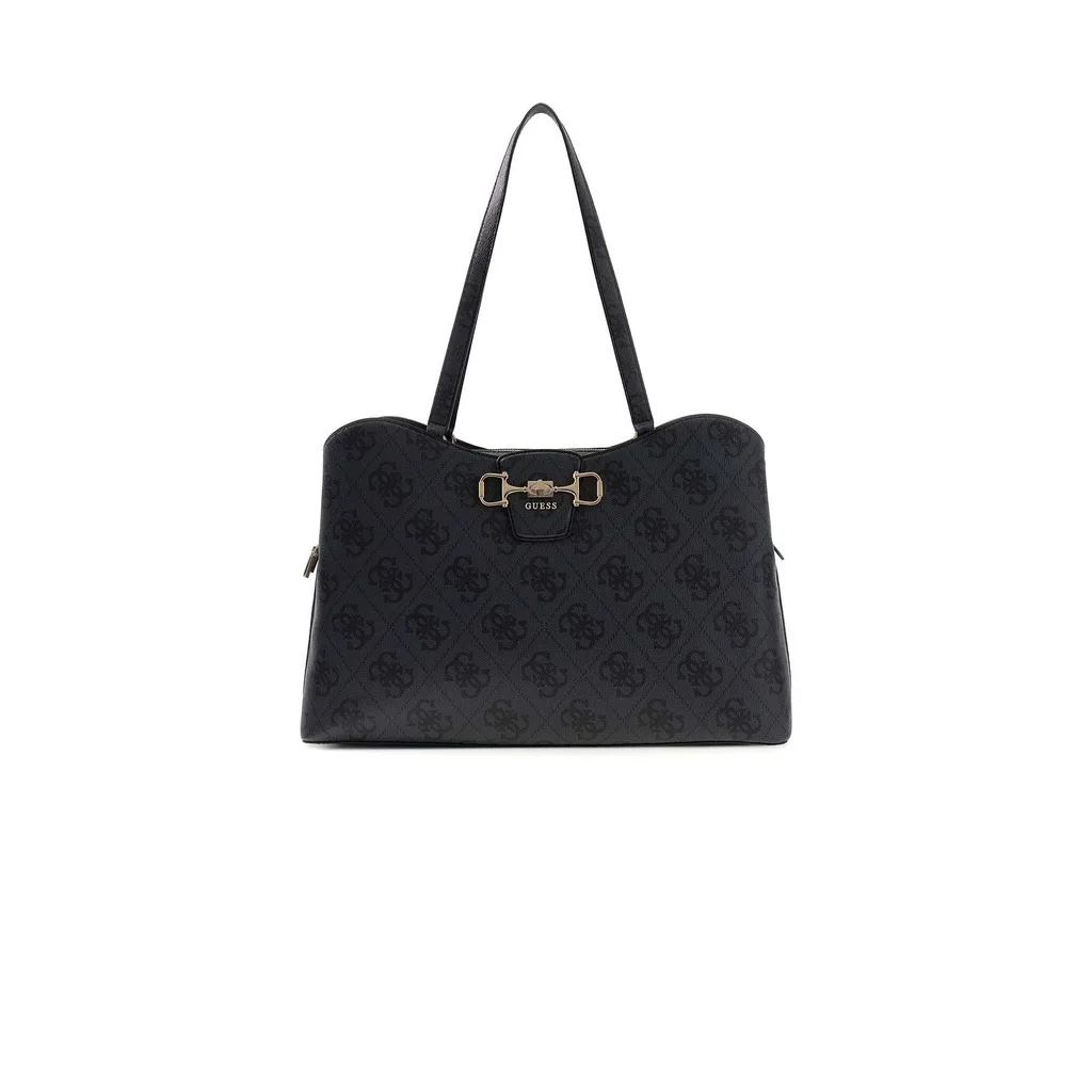 Guess Tote Bag Coal Logo