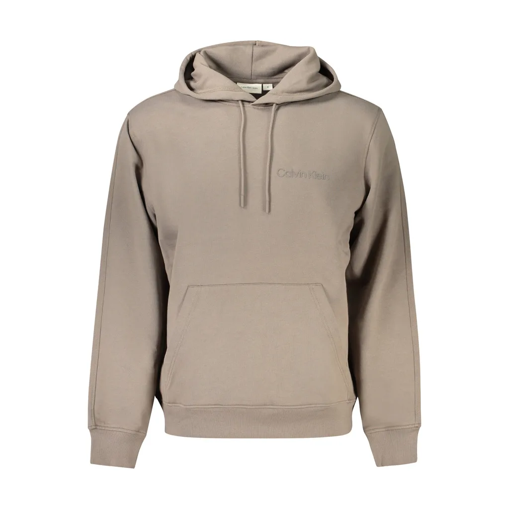 FELPA SENZA ZIP UOMO MARRONE