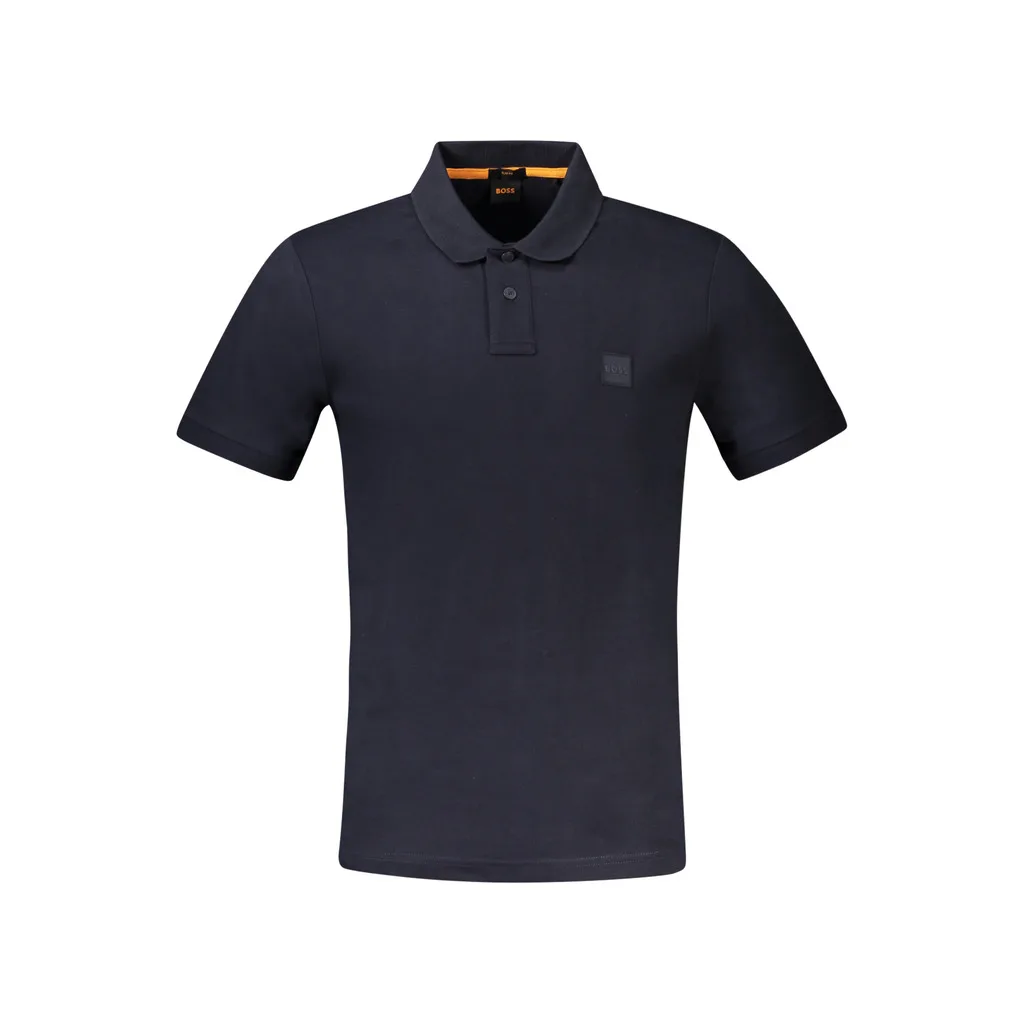HUGO BOSS POLO MANICHE CORTE UOMO BLU