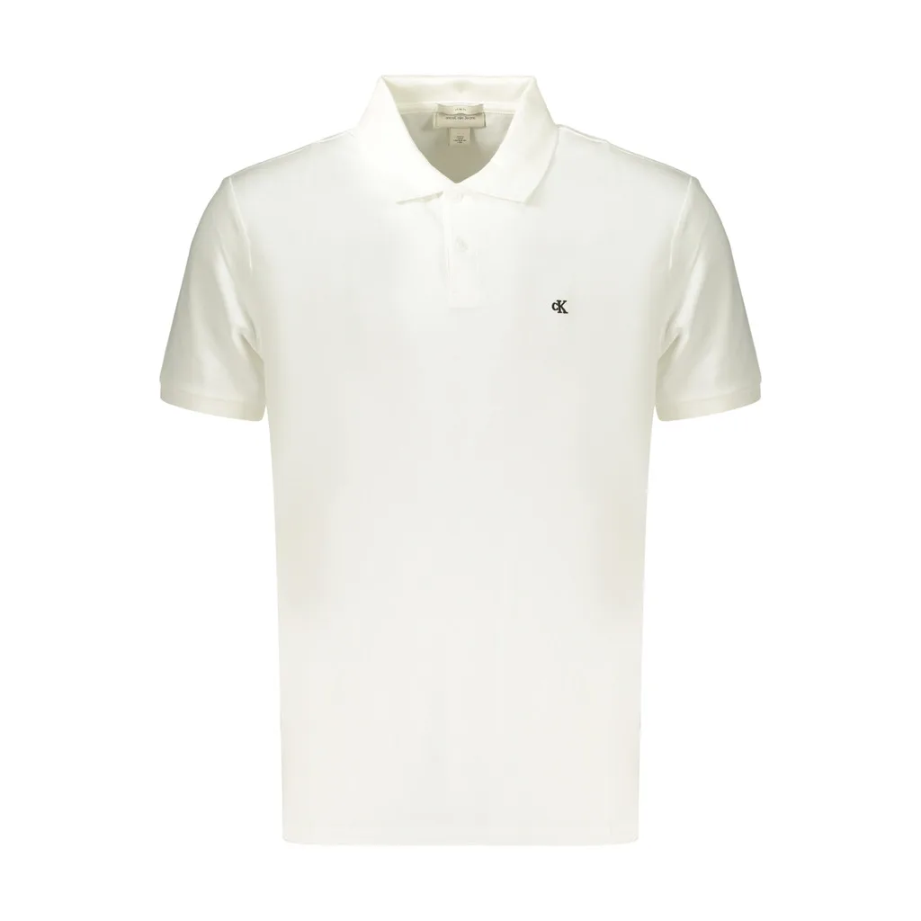 POLO MANICHE CORTE UOMO BIANCO