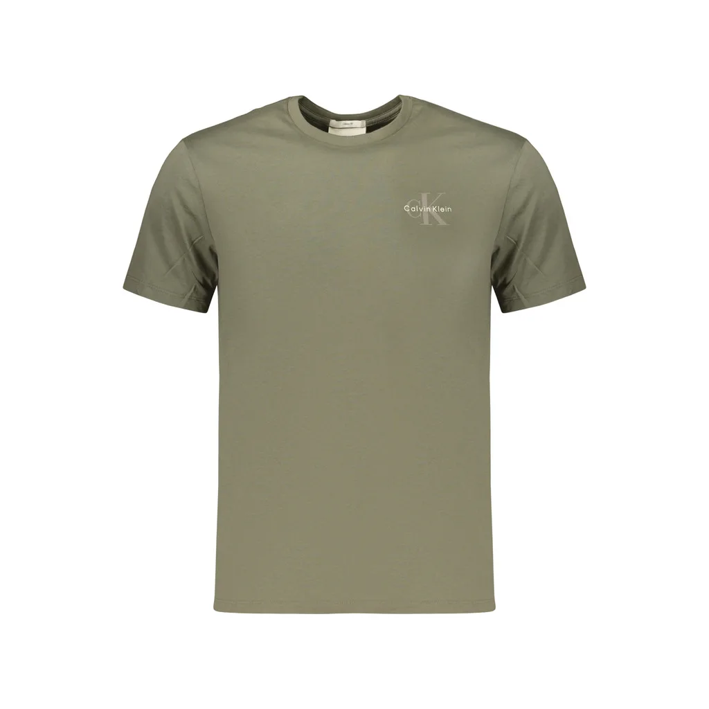 T-SHIRT MANICHE CORTE UOMO VERDE