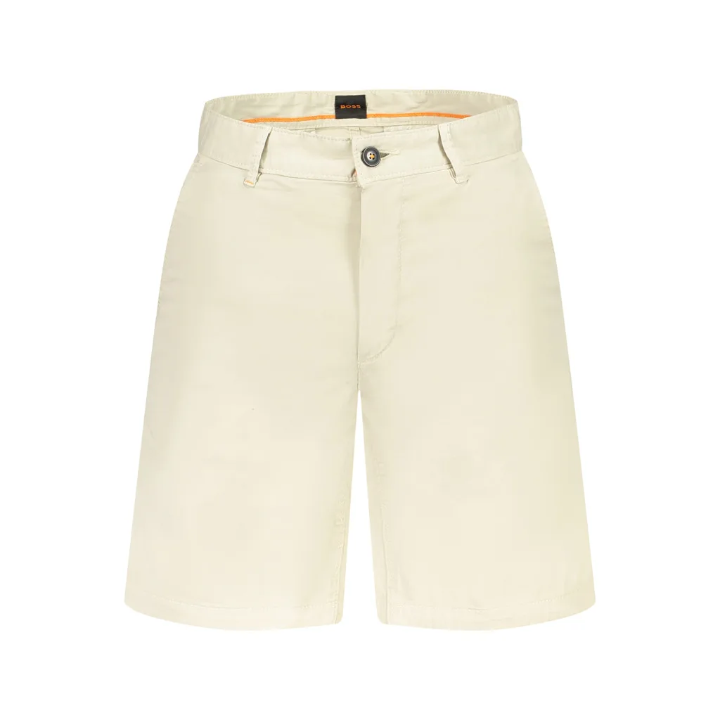BOSS PANTALONE BERMUDA UOMO BEIGE