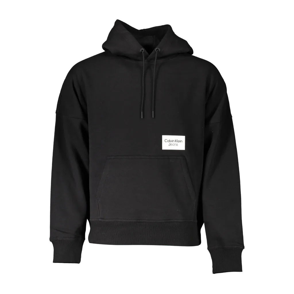 FELPA SENZA ZIP UOMO NERO