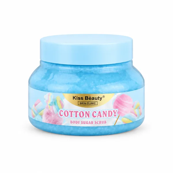 Kiss Beauty Cotton Candy Körper-Zuckerpeeling 250 ml