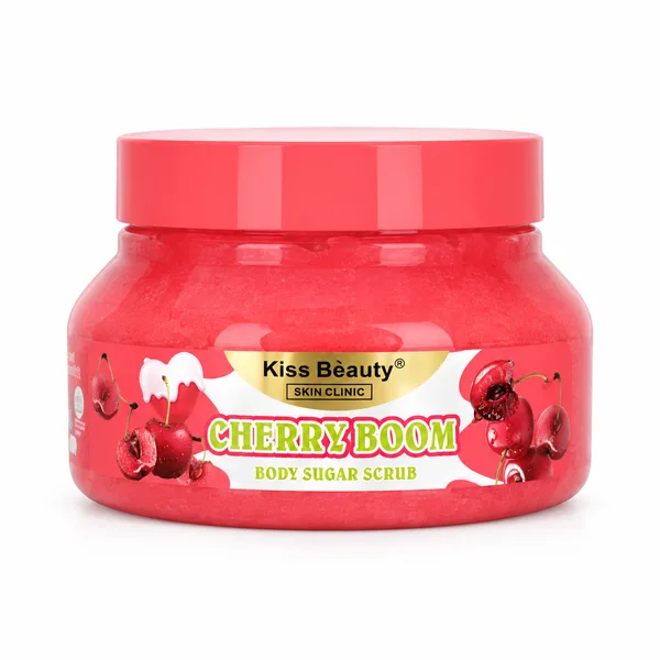 Kiss Beauty Cherry Boom Körper-Zuckerpeeling 250 ml