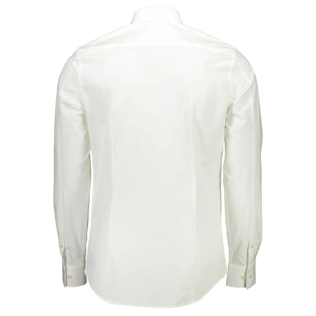 CAMICIA MANICHE LUNGHE UOMO BIANCO