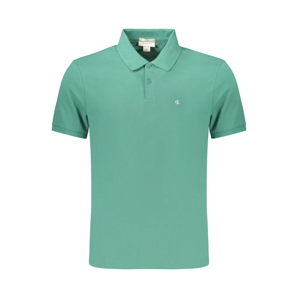 POLO MANICHE CORTE UOMO VERDE