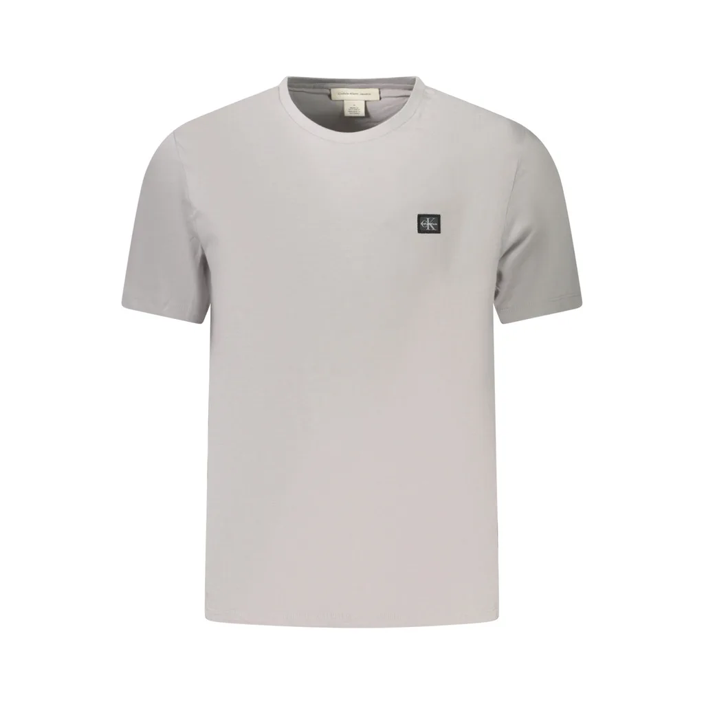 CALVIN KLEIN T-SHIRT MANICHE CORTE UOMO GRIGIO