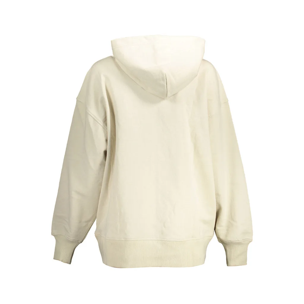 FELPA CON ZIP DONNA BEIGE