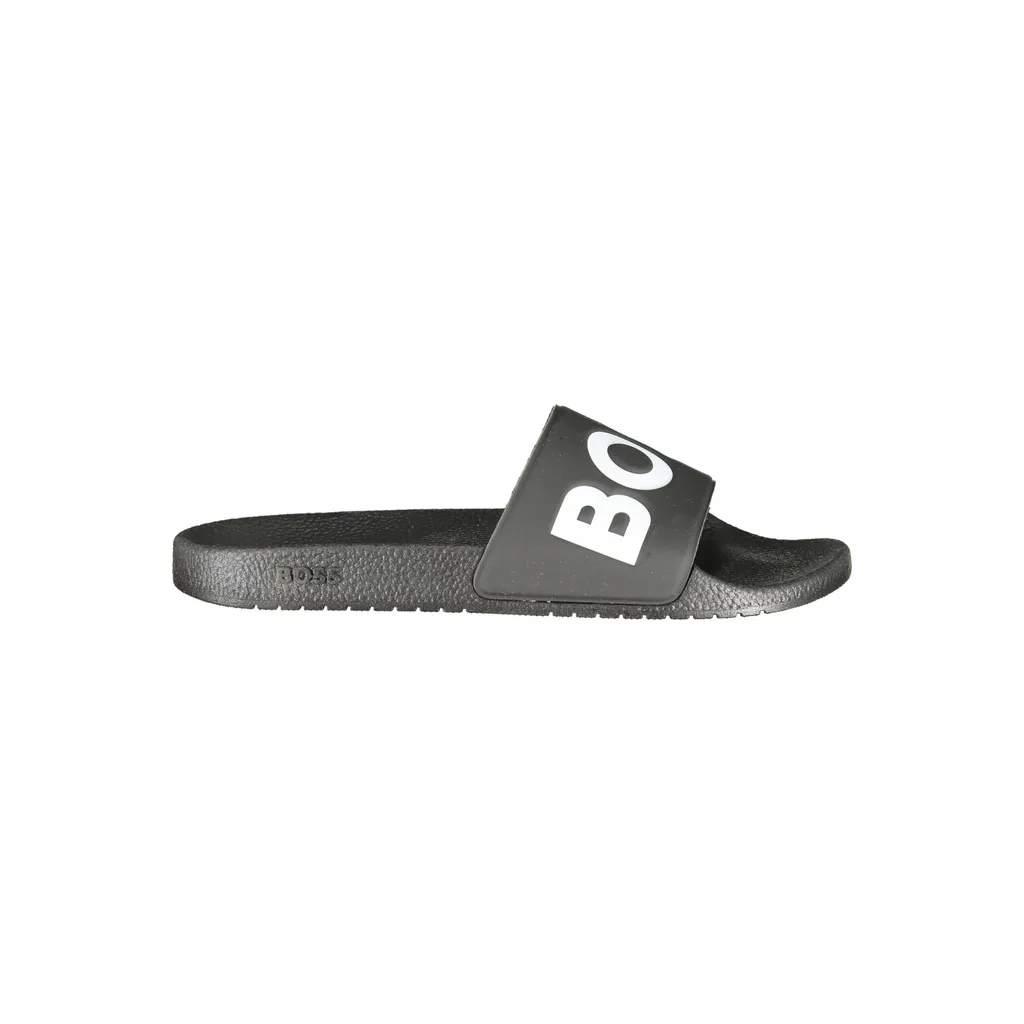 BOSS CALZATURA CIABATTA UOMO NERO