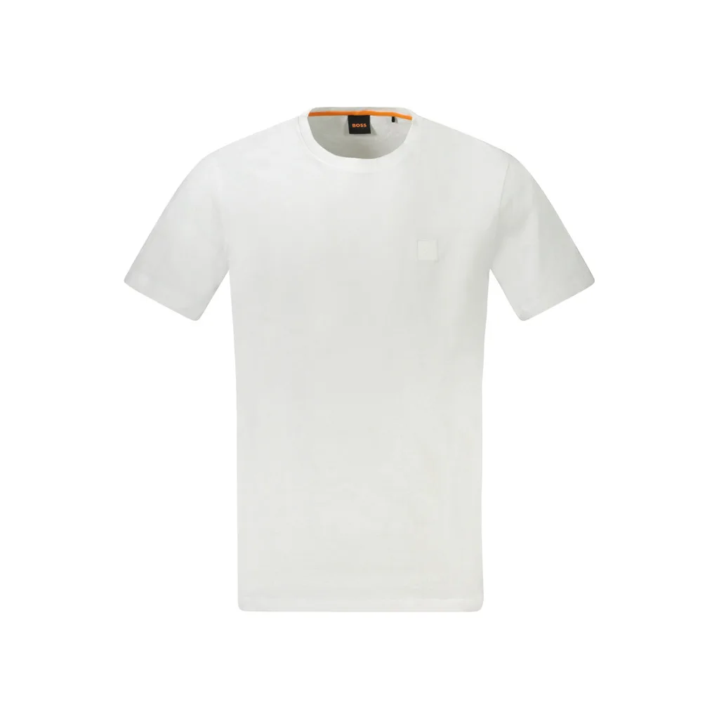 HUGO BOSS T-SHIRT MANICHE CORTE UOMO BIANCO