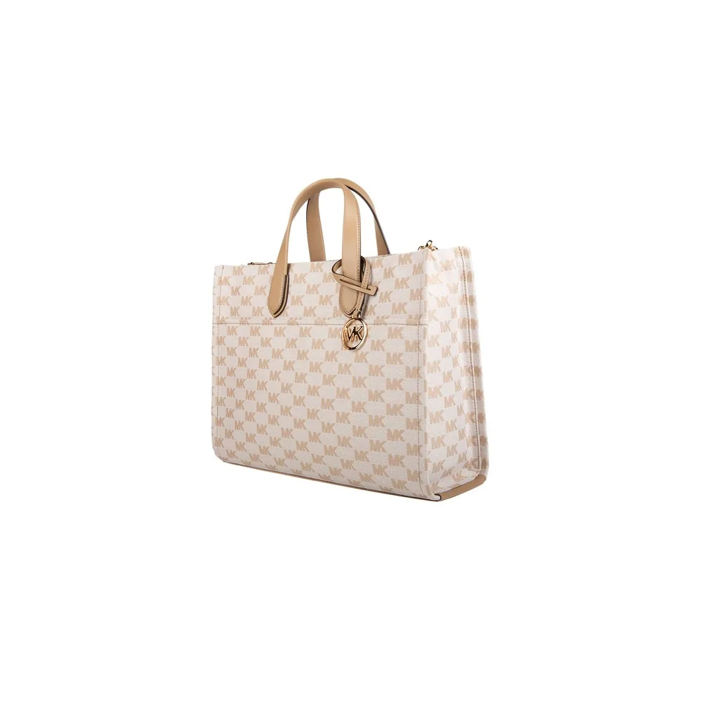 Gigi Large Logo Jacquard Tote
