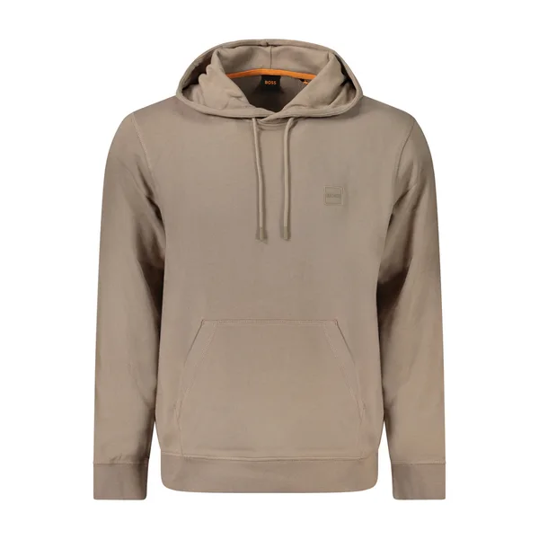 HUGO BOSS FELPA SENZA ZIP UOMO MARRONE