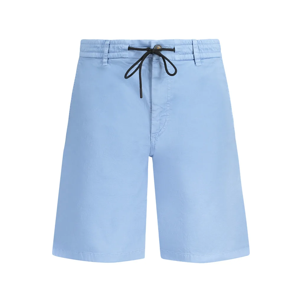HUGO BOSS PANTALONE SHORT UOMO AZZURRO