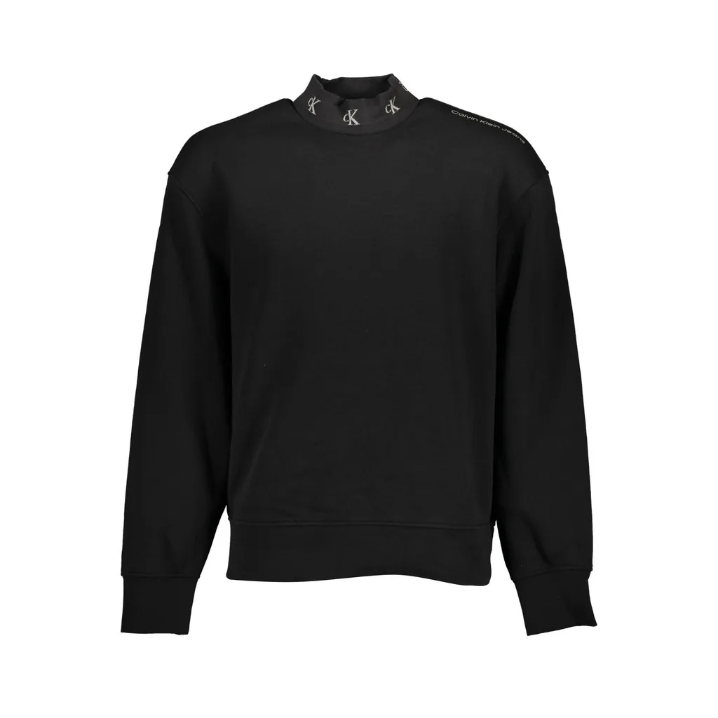 FELPA SENZA ZIP UOMO NERO