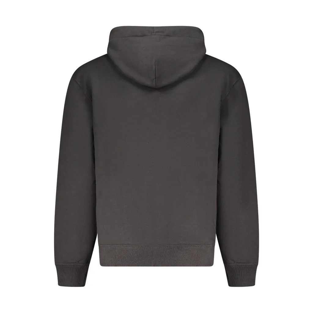 FELPA SENZA ZIP UOMO NERO