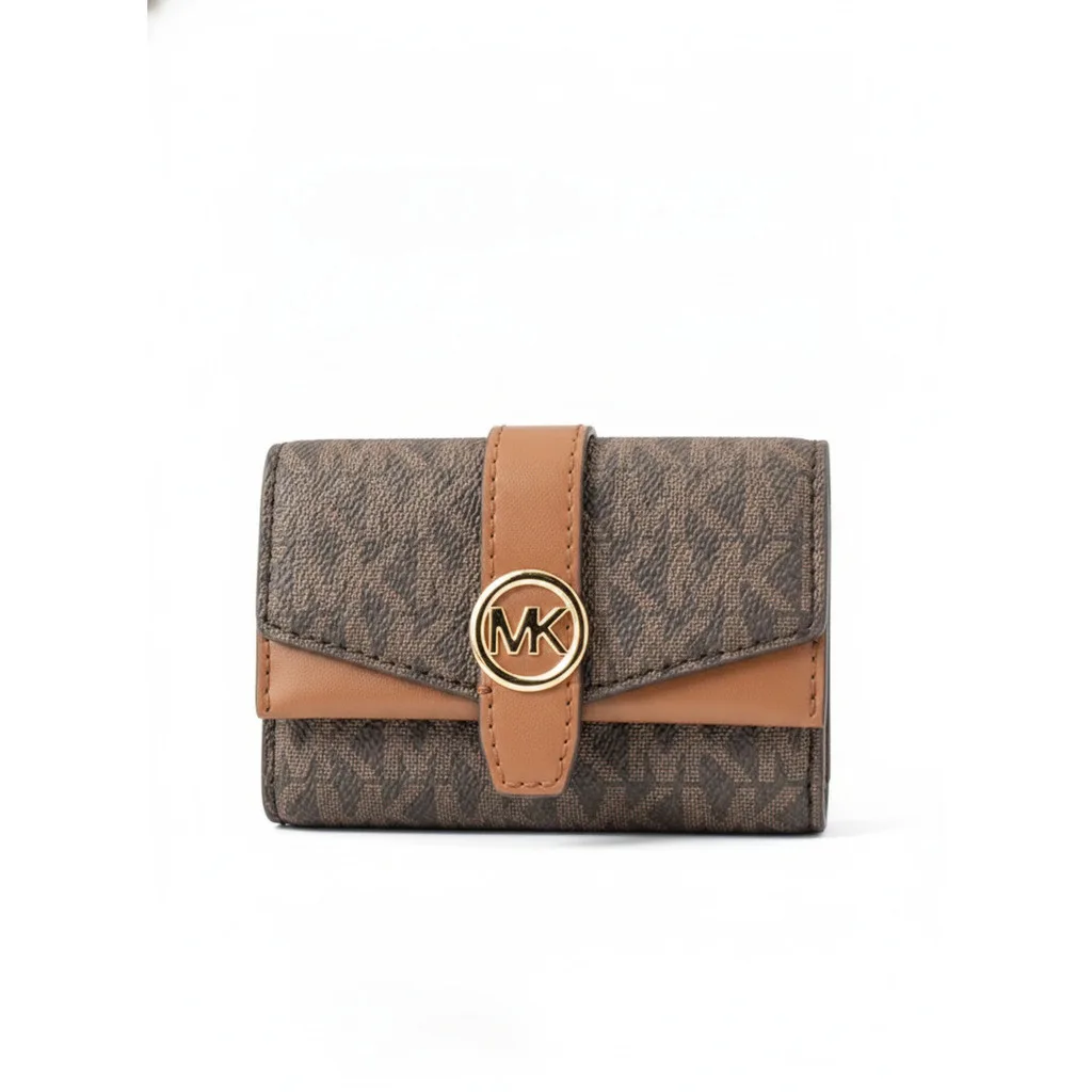 Greenwich Signature Trifold Wallet Brown