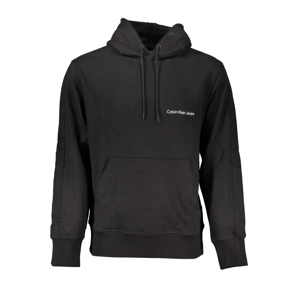 FELPA SENZA ZIP UOMO NERO