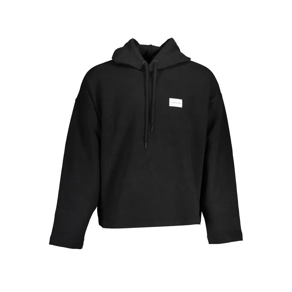 FELPA SENZA ZIP UOMO NERO
