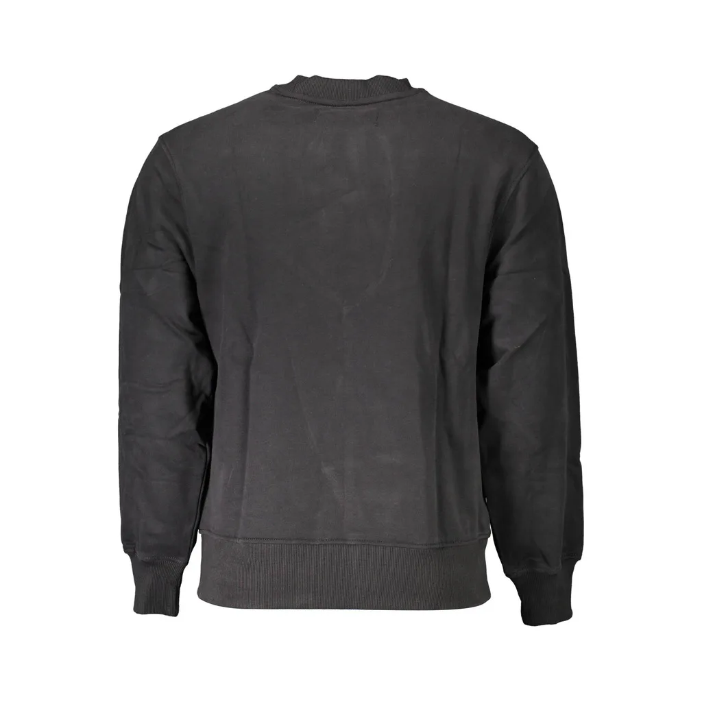FELPA SENZA ZIP UOMO NERO