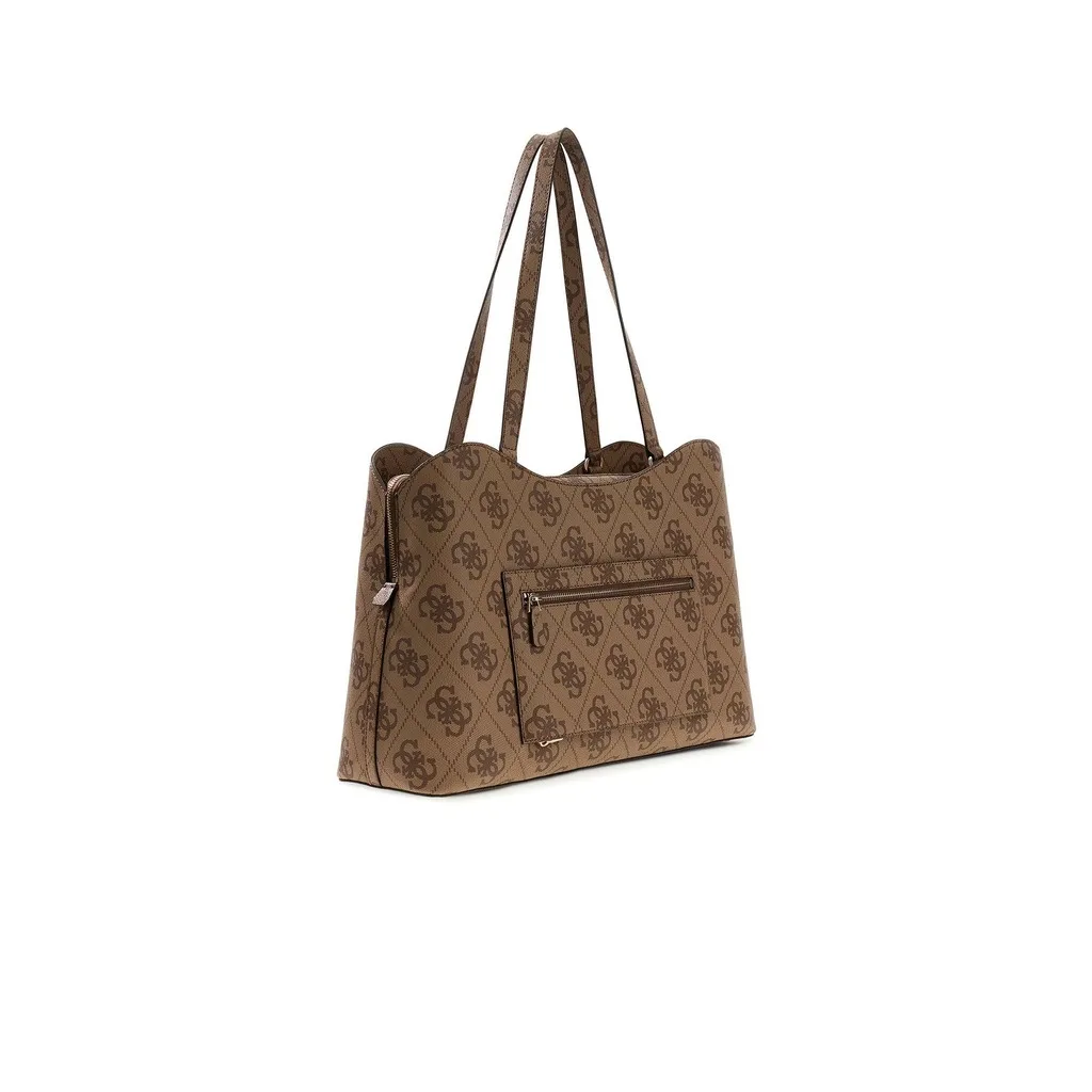Guess Tote Bag Latte Logo