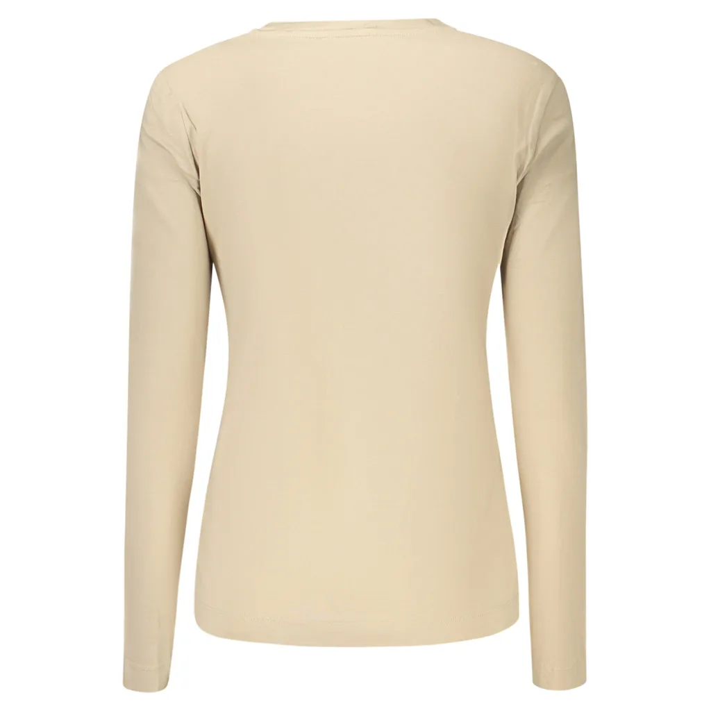 T-SHIRT MANICHE LUNGHE DONNA BEIGE