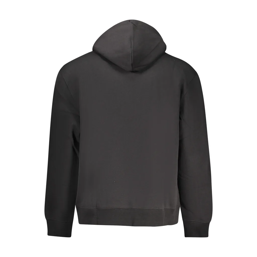 FELPA SENZA ZIP UOMO NERO