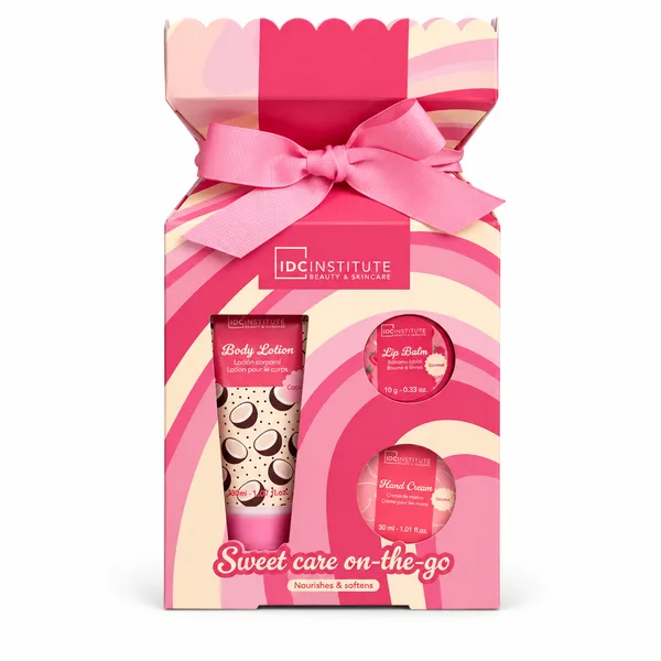 🍬✨ IDC Institute Mini-Körperpflege-Geschenkset „Sweet Swirls“ – Duft nach süßen Bonbons 🎁💖
