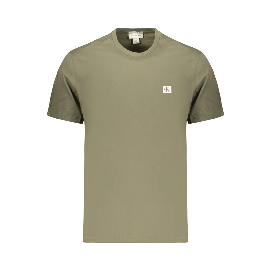 T-SHIRT MANICHE CORTE UOMO VERDE