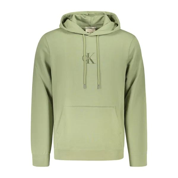 CALVIN KLEIN FELPA SENZA ZIP UOMO VERDE