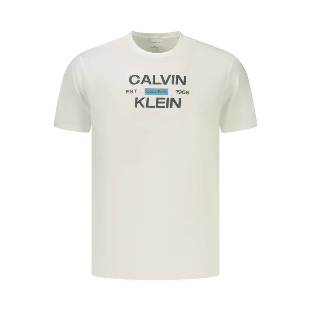 T-SHIRT MANICHE CORTE UOMO BIANCO