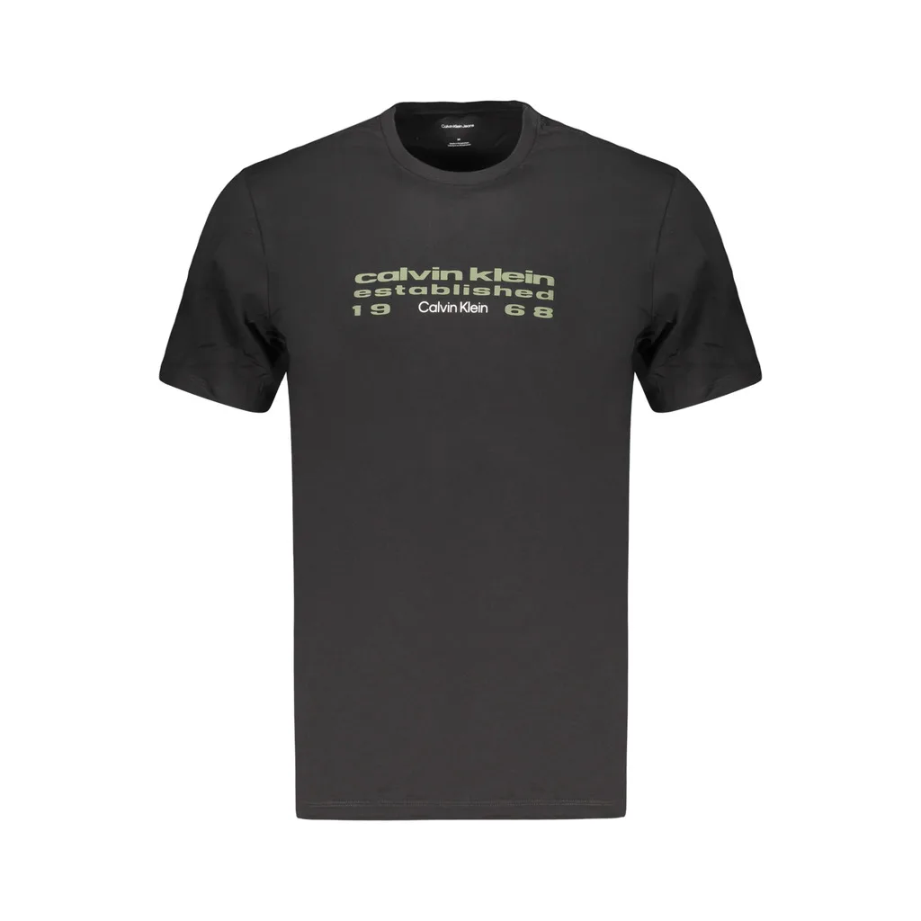 T-SHIRT MANICHE CORTE UOMO NERO