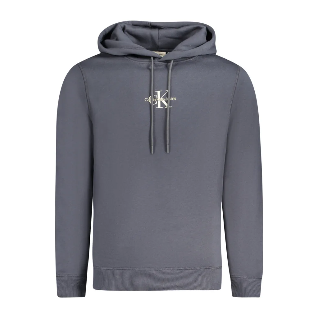 FELPA SENZA ZIP UOMO BLU