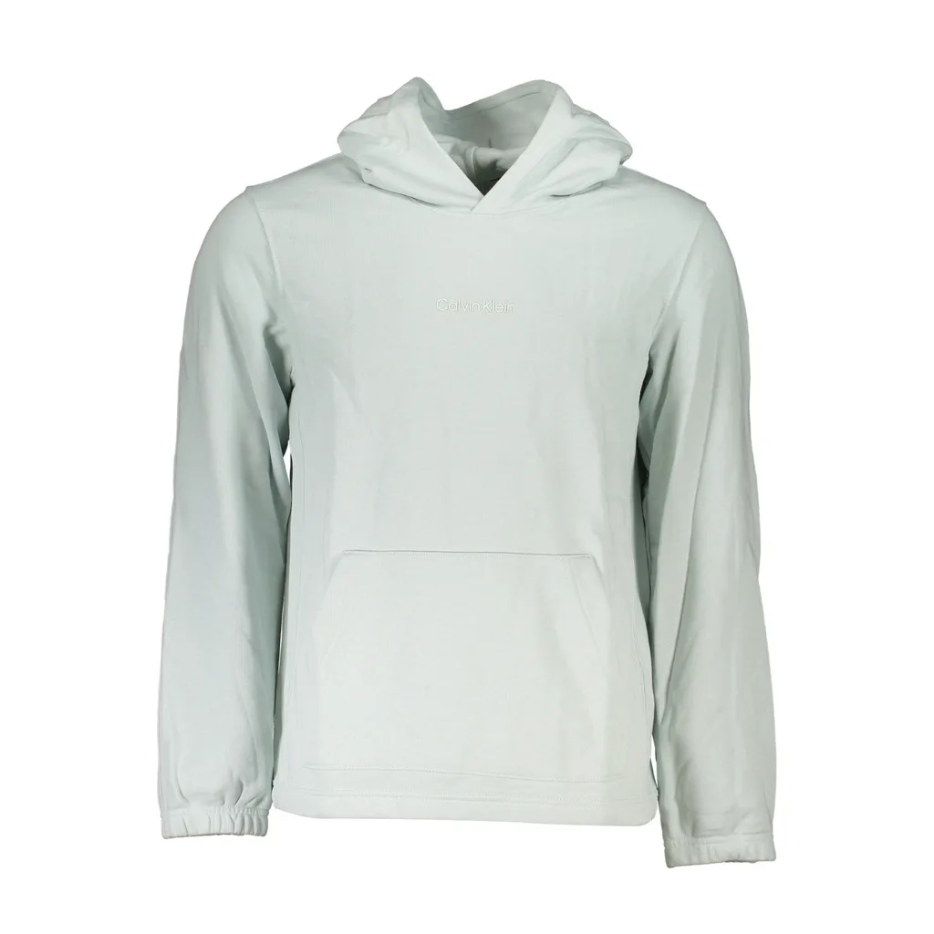FELPA SENZA ZIP UOMO VERDE
