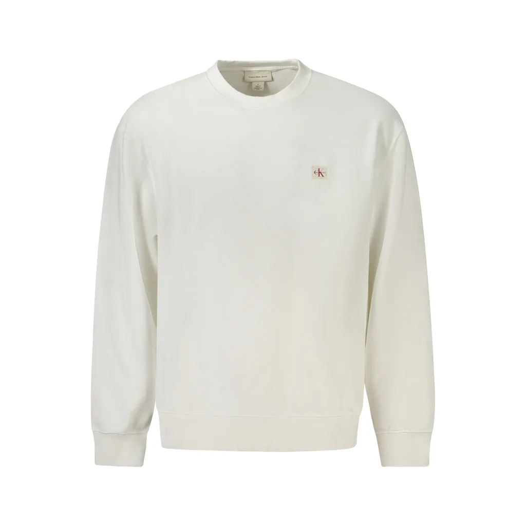 FELPA SENZA ZIP UOMO BIANCO