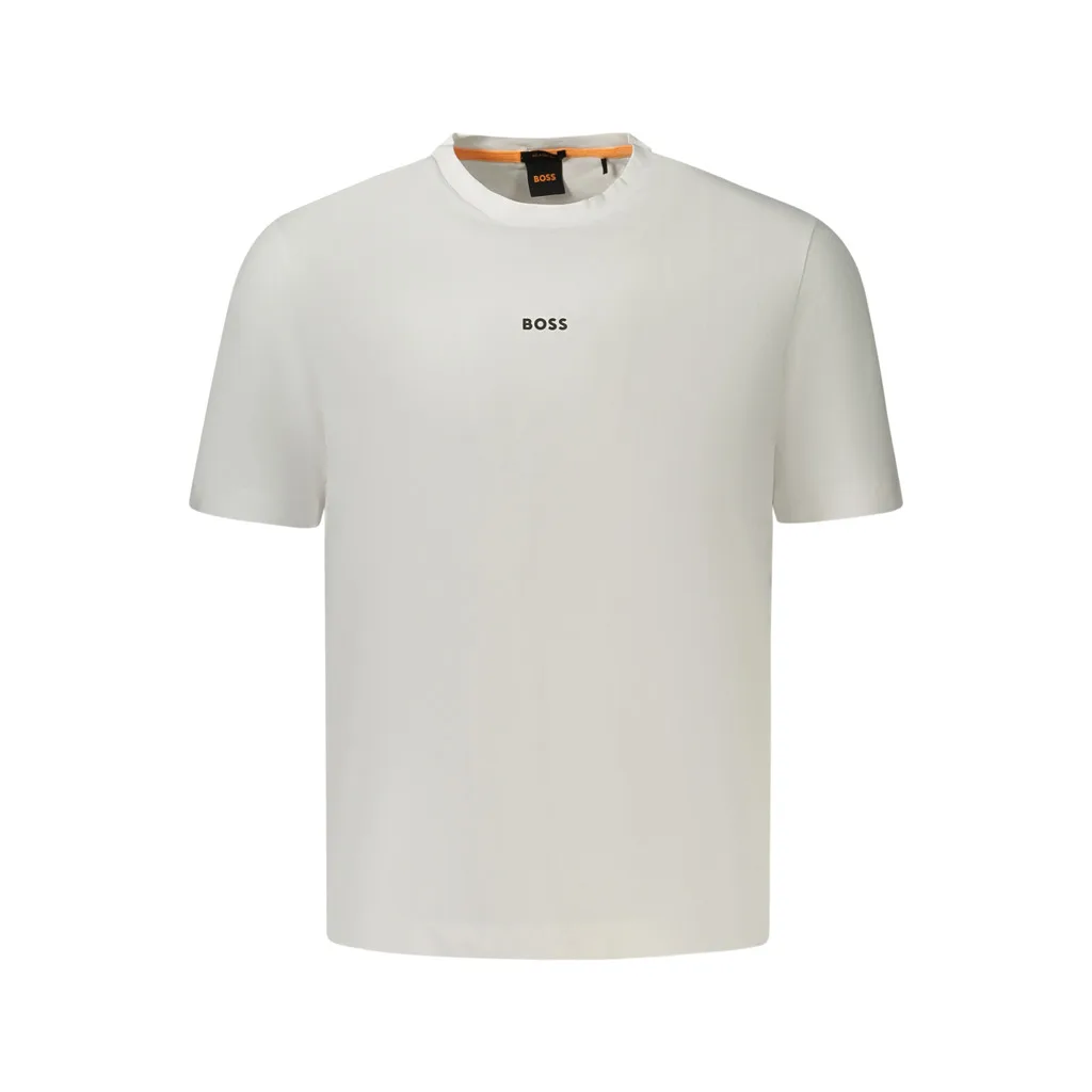 BOSS T-SHIRT MANICHE CORTE UOMO BIANCO