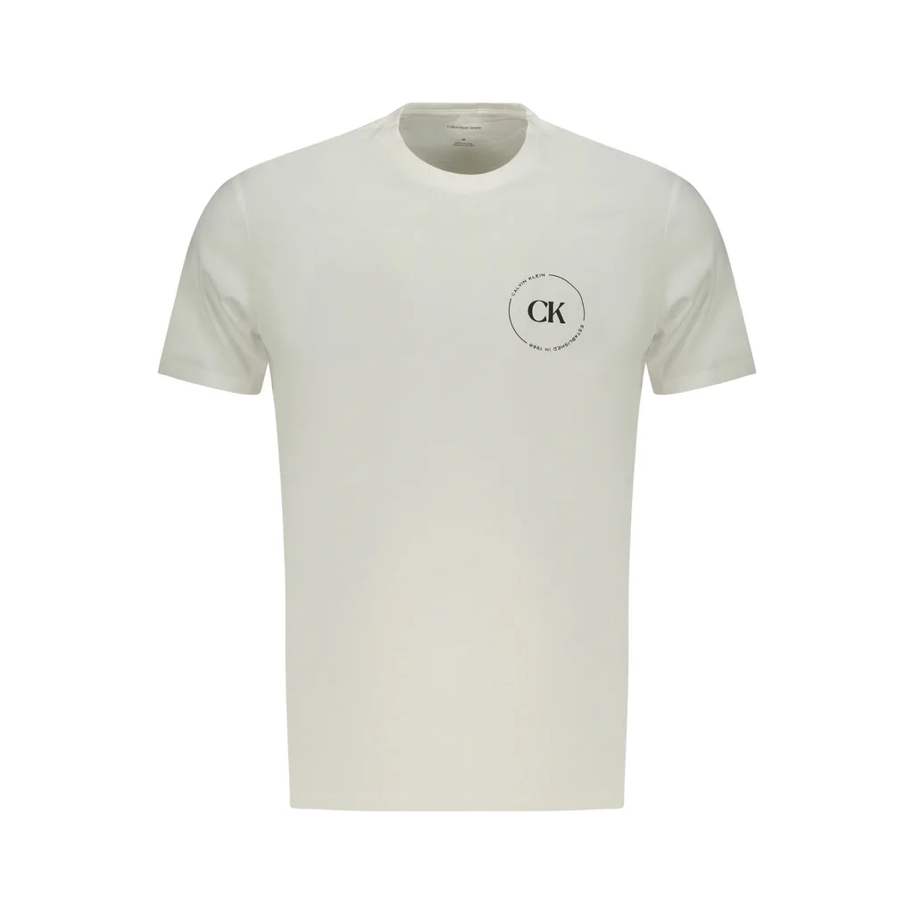 T-SHIRT MANICHE CORTE UOMO BIANCO