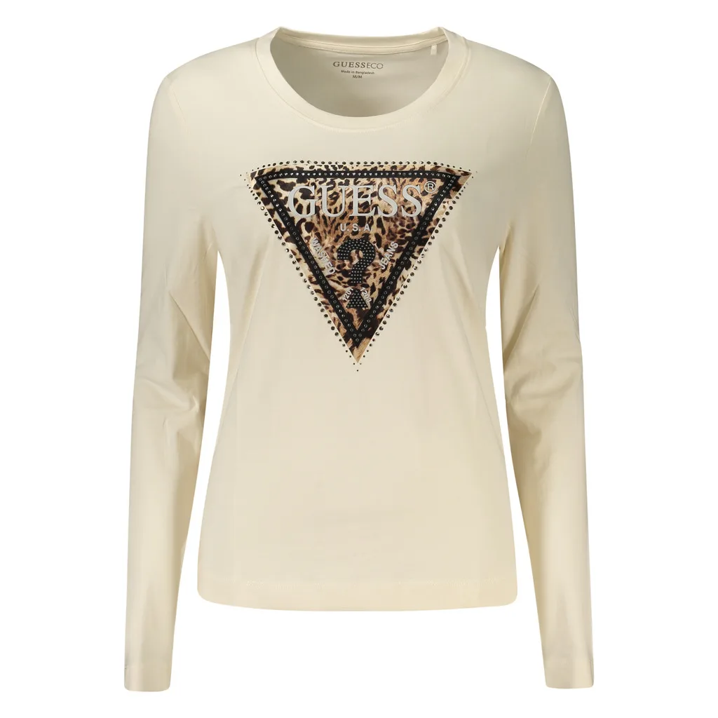 T-SHIRT MANICHE LUNGHE DONNA BEIGE