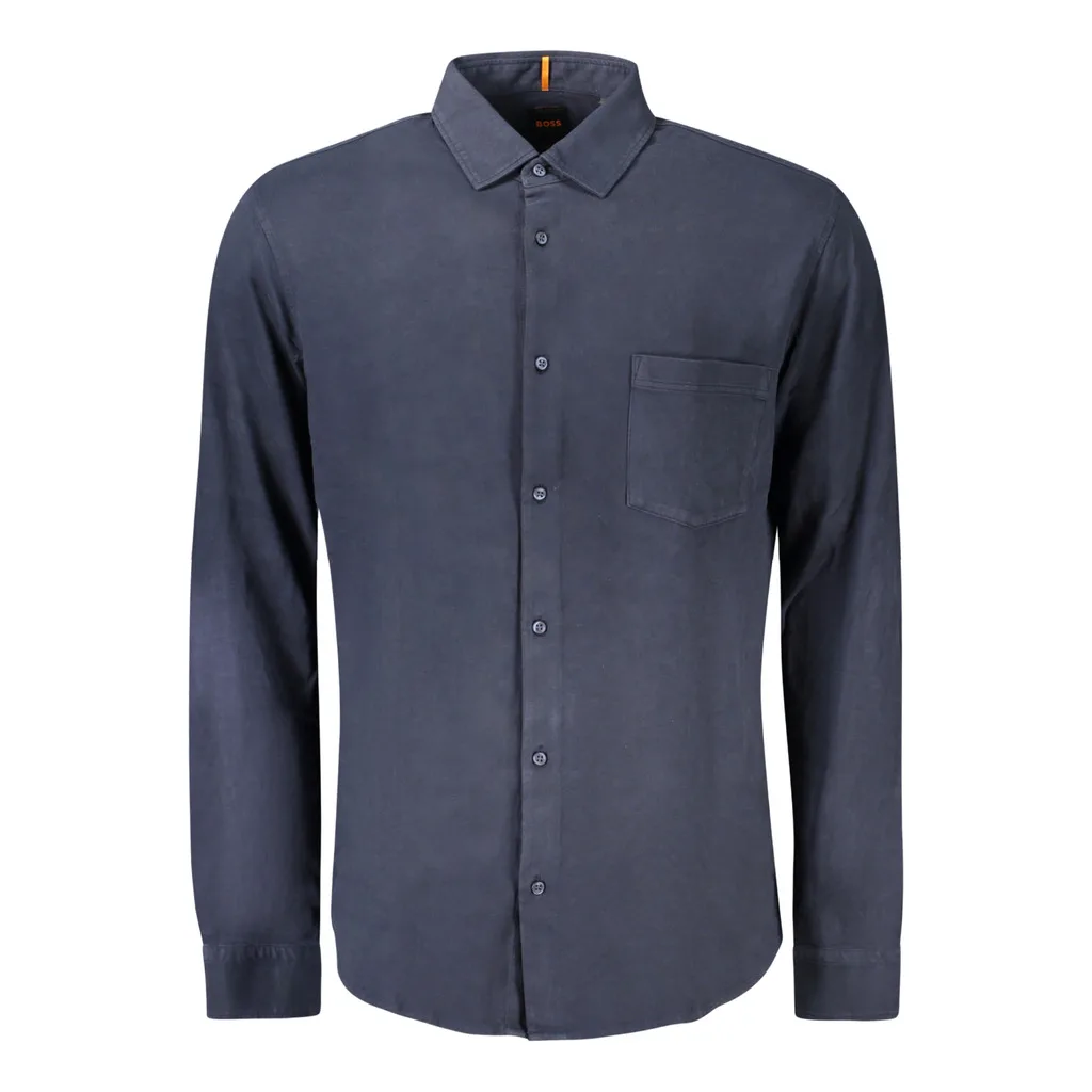 HUGO BOSS CAMICIA MANICHE LUNGHE UOMO BLU