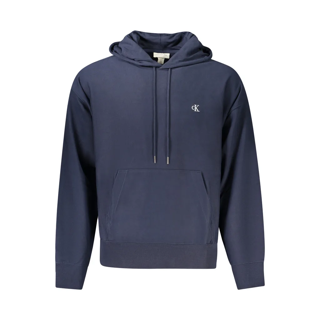 FELPA SENZA ZIP UOMO BLU