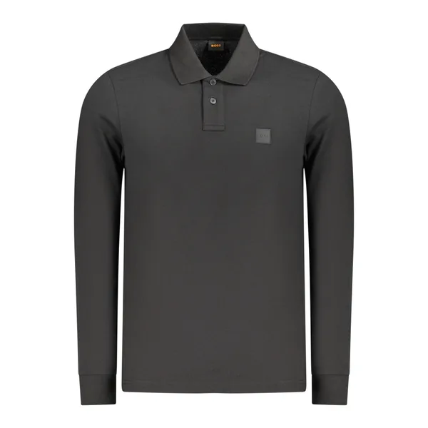 BOSS POLO MANICHE LUNGHE UOMO NERO