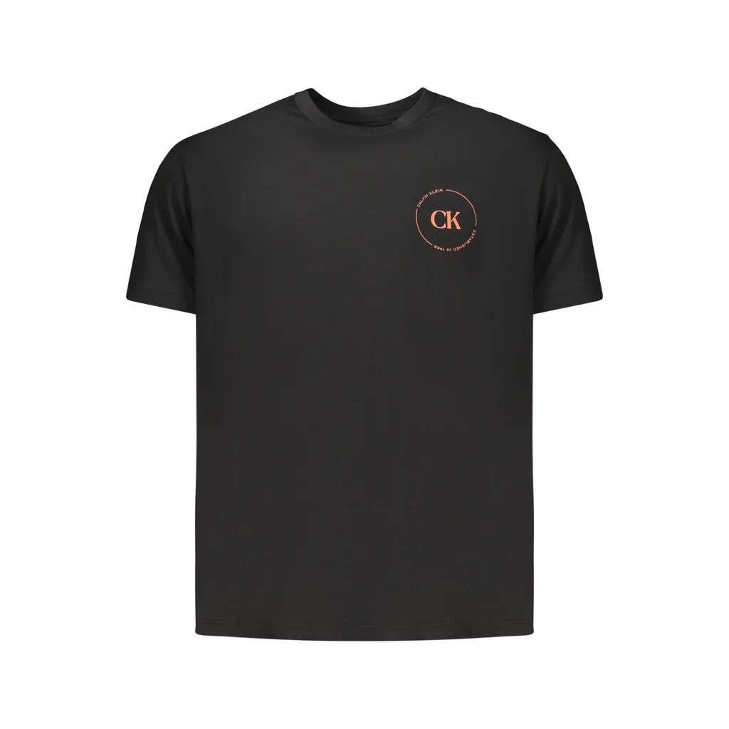 T-SHIRT MANICHE CORTE UOMO NERO