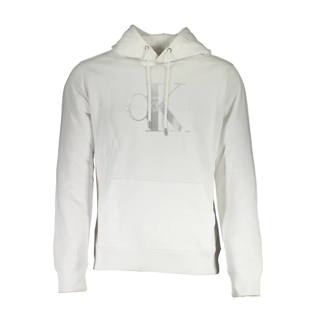 FELPA SENZA ZIP UOMO BIANCO