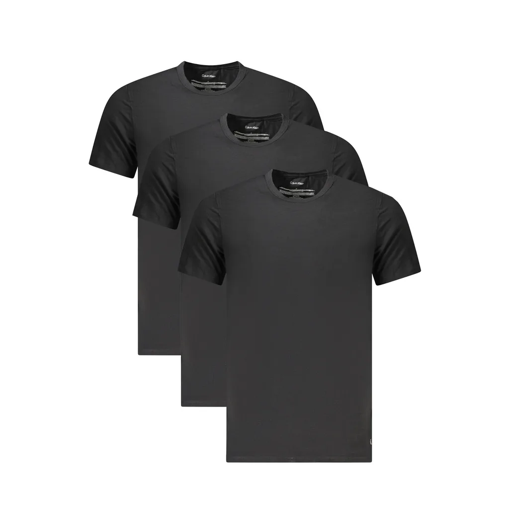 T-SHIRT MANICHE CORTE UOMO NERO