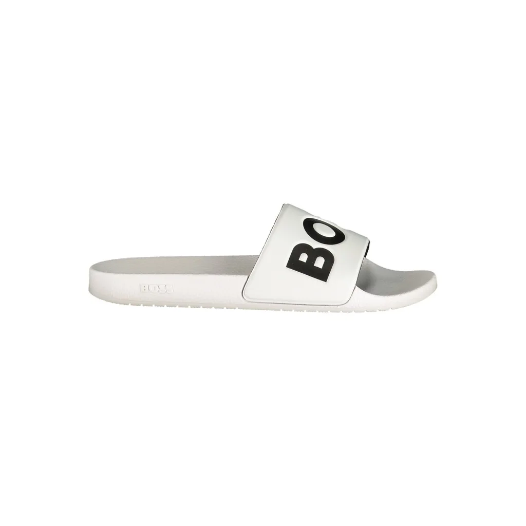 BOSS CALZATURA CIABATTA UOMO BIANCO