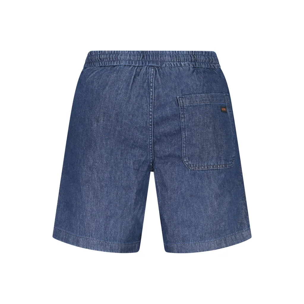 BOSS Jeans-Bermuda Herren Blau