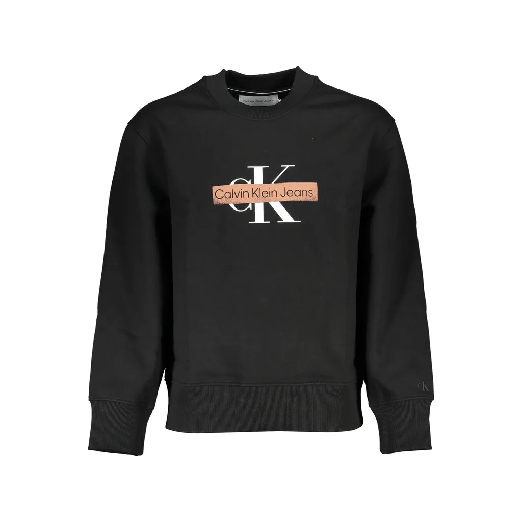 FELPA SENZA ZIP UOMO NERO